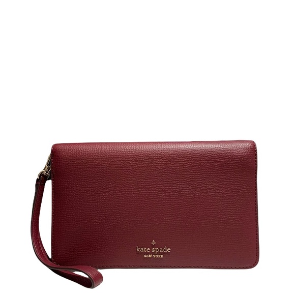 ♠️ kate spade ♠️ Darcy Medium Clutch Wallet Wristlet, Blackberry Preserve